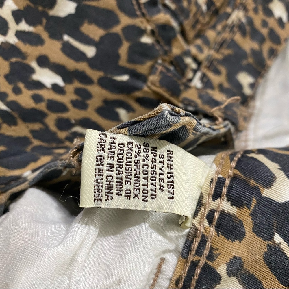 Hot kiss animal print skinny jeans with stretch size 7 - Picture 5 of 6